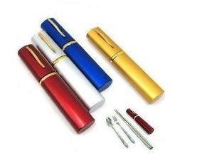 環(huán)保與品質(zhì)兼具 不銹鋼旅行餐具套裝三件套——廠家直供，禮贈(zèng)佳選