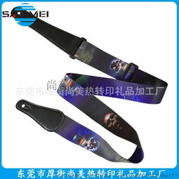 東莞吉他配件 純黑背帶 彩繪背帶 ,東莞市厚街尚美熱轉(zhuǎn)印禮品加工廠